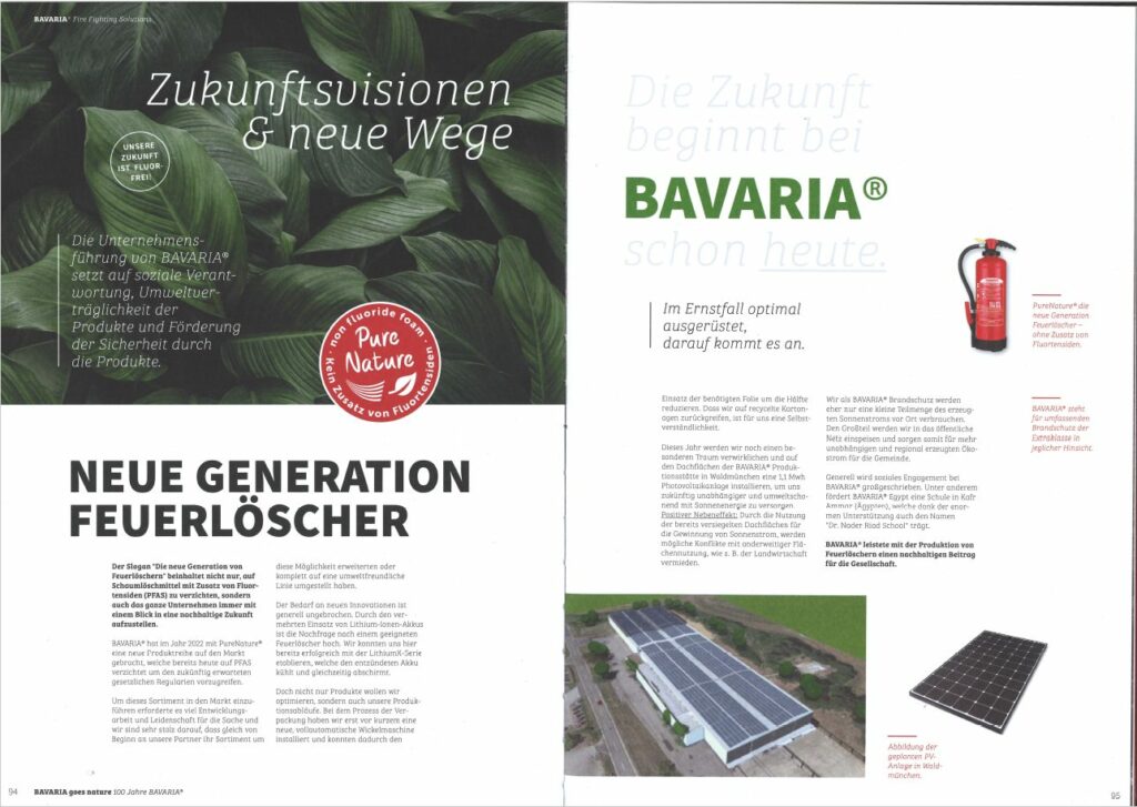 Auszug Festschrift Bavaria Brandschutz