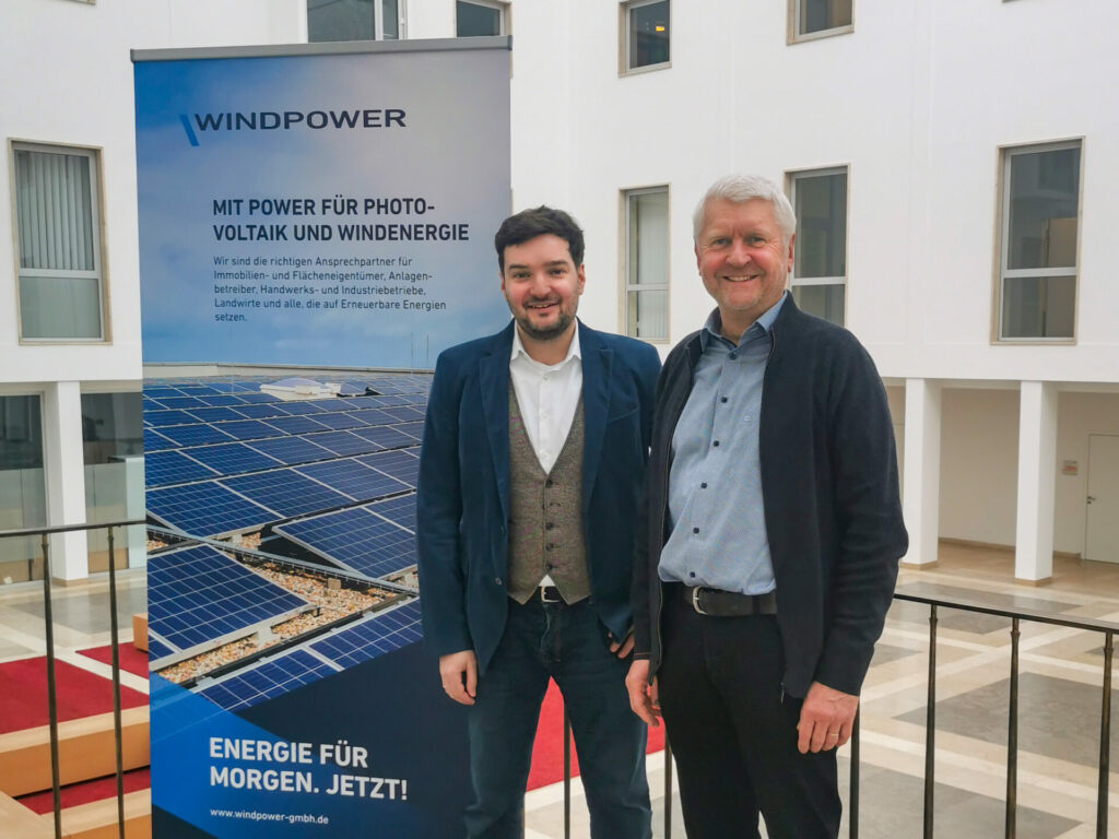 Geschäftsführung der Windpower GmbH: Hans Lenz und Johannes Ehbauer