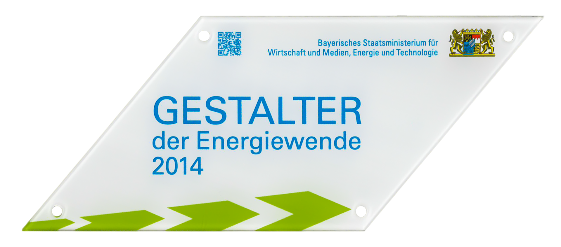 Auszeichnung: Gestalter der Energiewende 2014